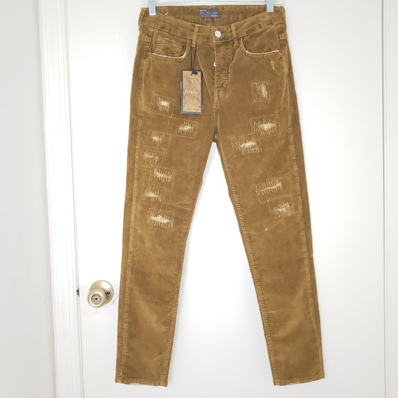 zara corduroy pants mens